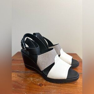 Sorel After Hours Multi Strap Wedge Sandal Size 7